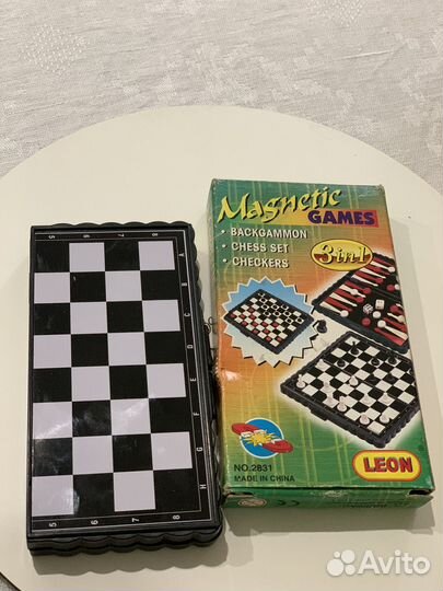 Шахматы нарды шашки 3 в 1