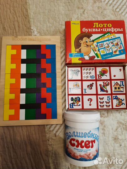 Настольные и развивающие игры