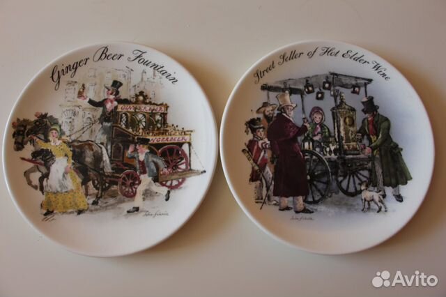 Коллекционные тарелки " старая англия"