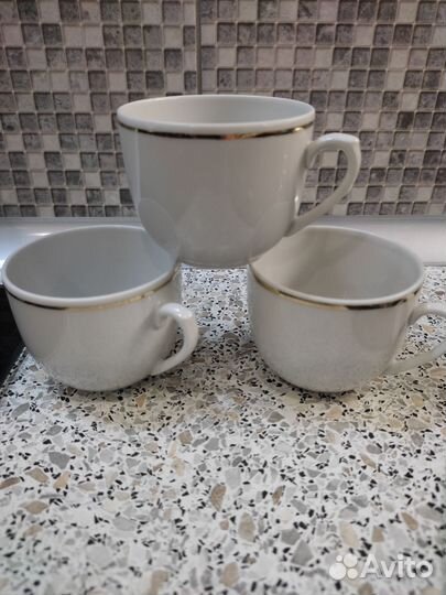 Чашка с блюдцем новая СССР набором продается