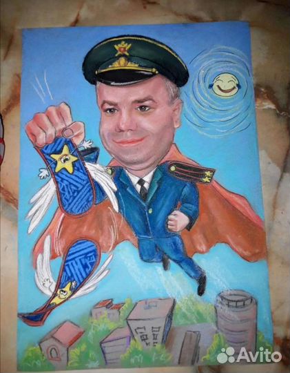 Портреты и шаржи по фото