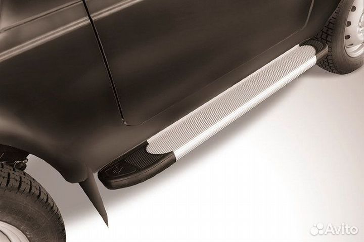 Пороги алюминиевые LADA Niva 4x4 Urban 3D