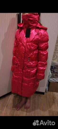 Новый пуховик для девочки 158см