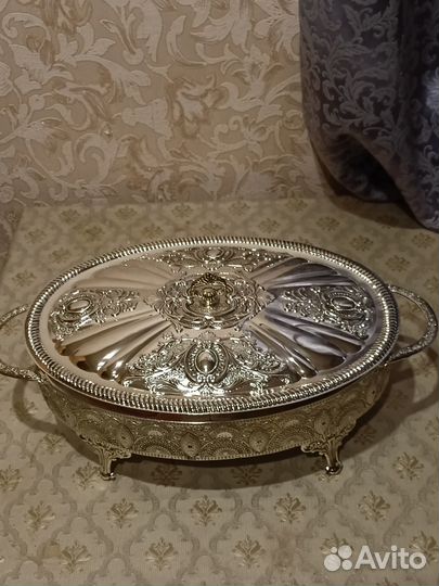 Блюдо сервировочное с крышкой