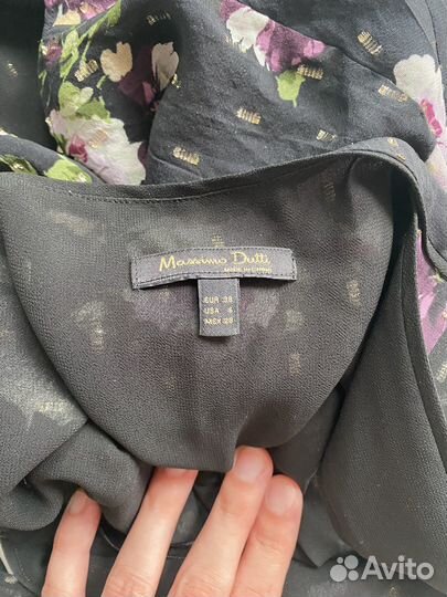 Шелковый топ Massimo Dutti