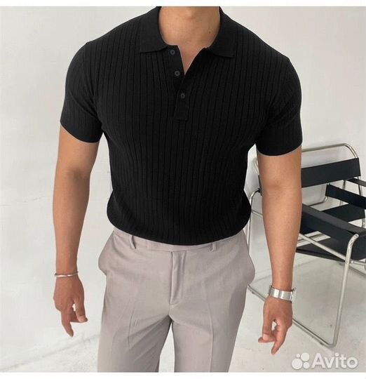 Винтажное поло в стиле old money