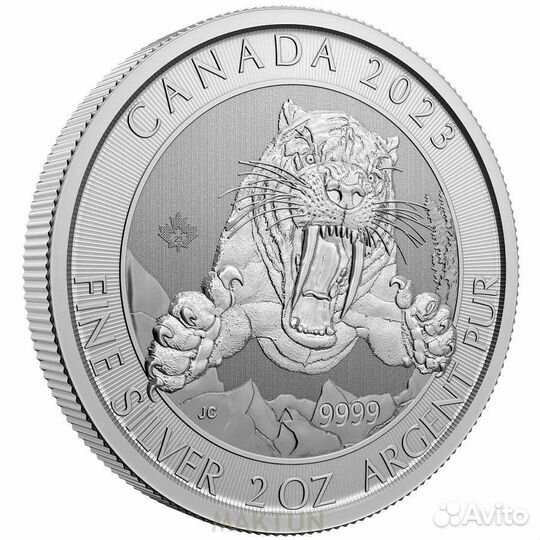 Канада 2023г Саблезубый тигр