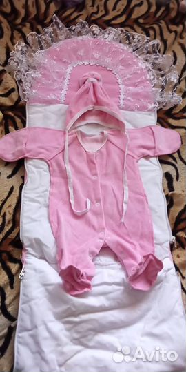 Конверт на выписку для девочки весна