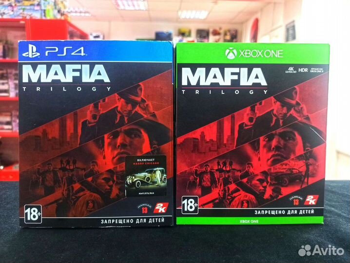 Mafia Trilogy на Xbox one и PS4 (Новый)