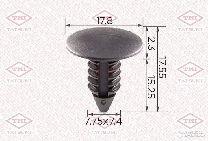 Tatsumi TJB1355 Клипса автомобильная