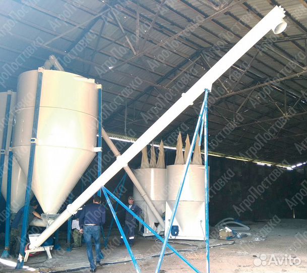 Шнековый транспортер для зерна тсш-100