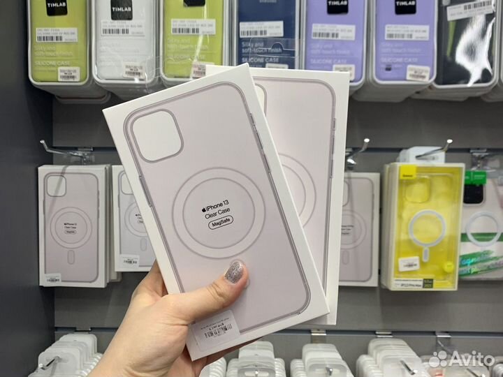 Чехол iPhone 13 maGsafe clear c