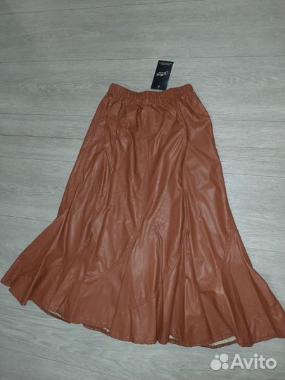 Кожаная юбка
