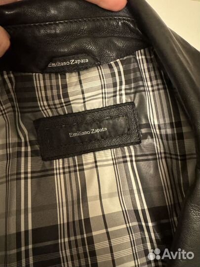 Кожаный пиджак мужской