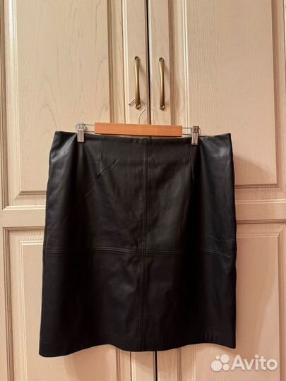 Юбка под кожу р. 50