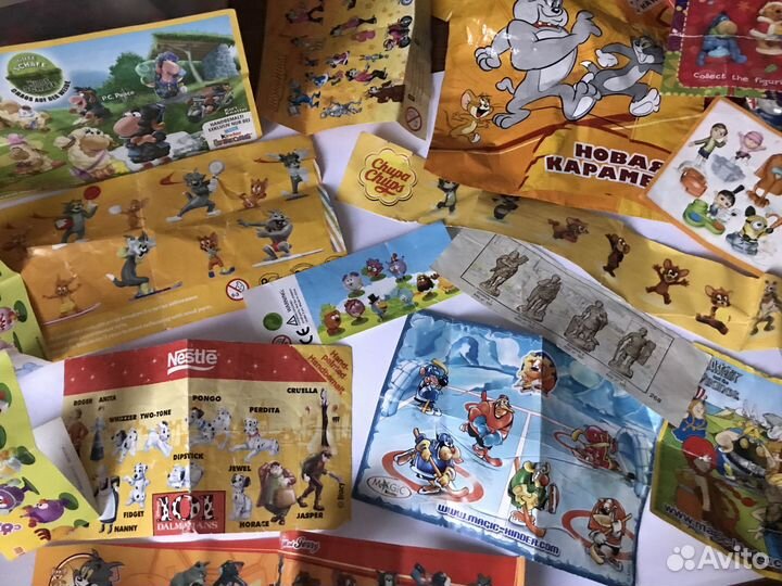 Вкладыши киндер