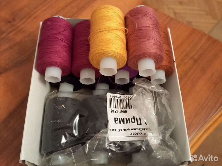 Нитки.Линейка закройщика