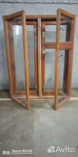 Окно деревянное с коробкой