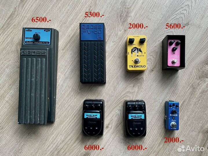 Гитарные педали Boss Ibanez Joyo Nux Rovin