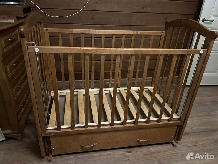 Детская кроватка Можга с матрасом