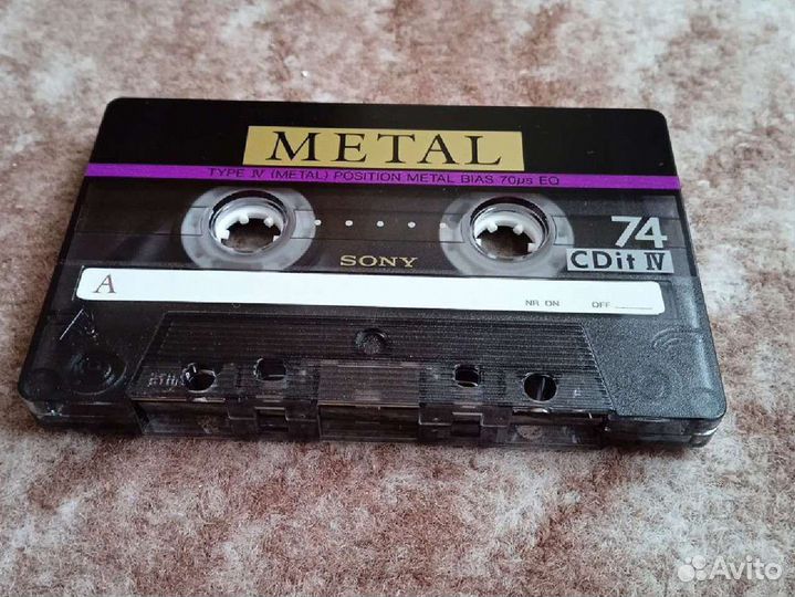 Аудиокассеты sony metal
