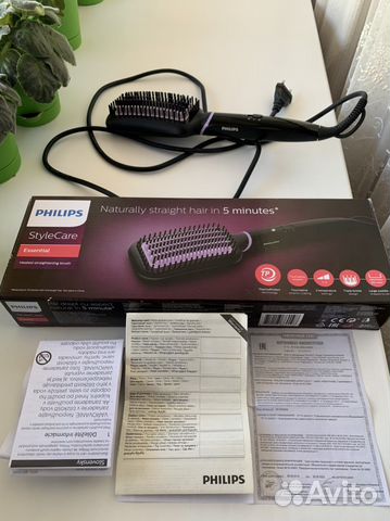 Расческа выпрямитель philips BHH880