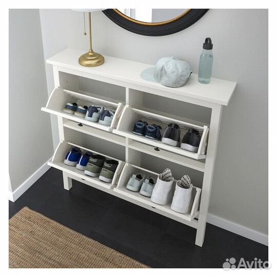 Хемнэс Галошница с 4 отделениями, белый, Новая