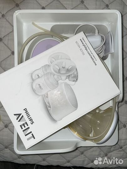 Молокоотсос avent электрический