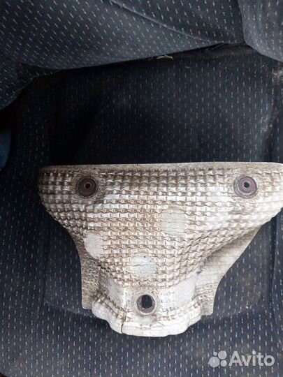 Защита коллектора теплоэкран на lancer 10