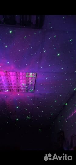 Проектор звездного неба космонавт ночник