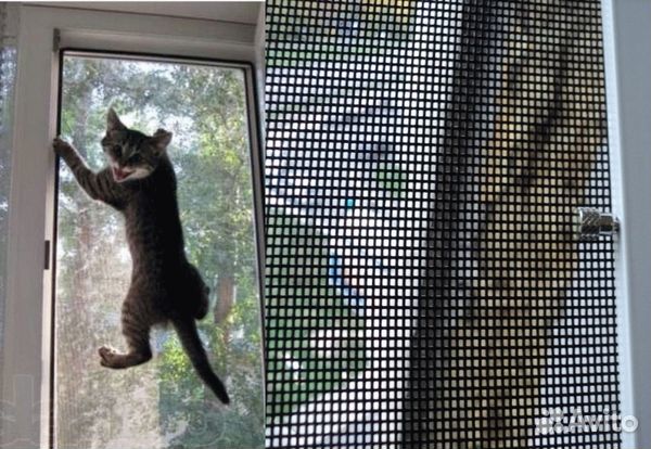 Москитные сетки на заказ. Антикошка. Антипыль