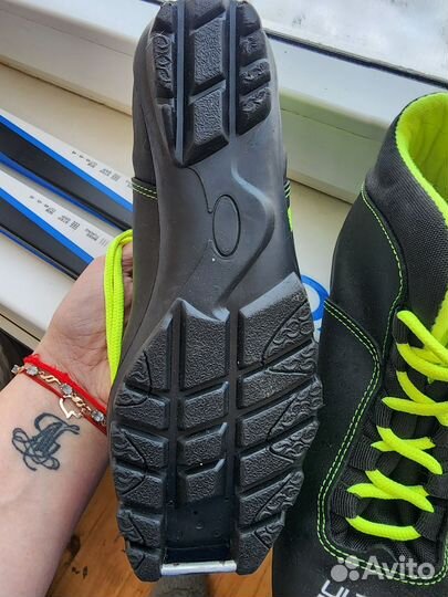 Лыжи,ботинки,палки