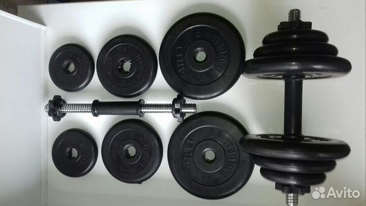 Гантели новые 38 кг разборные