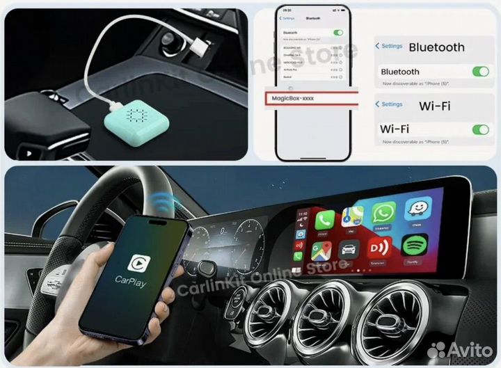 Беспроводной carplay carlinkit mini 2