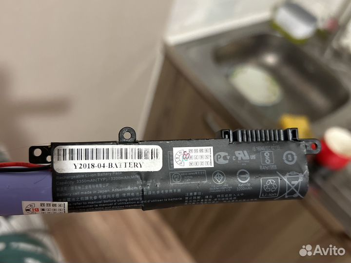 Аккумулятор батарея ноутбука Asus