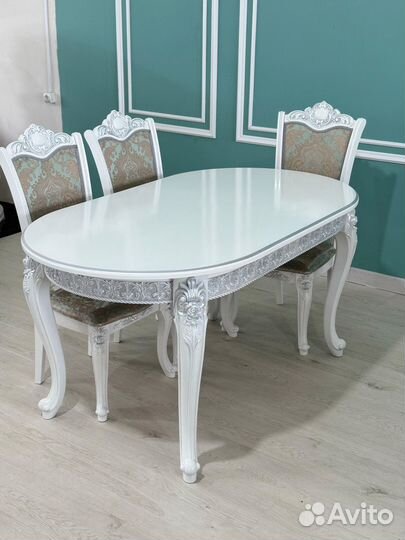 Стол кухонный раздвижной и Стулья