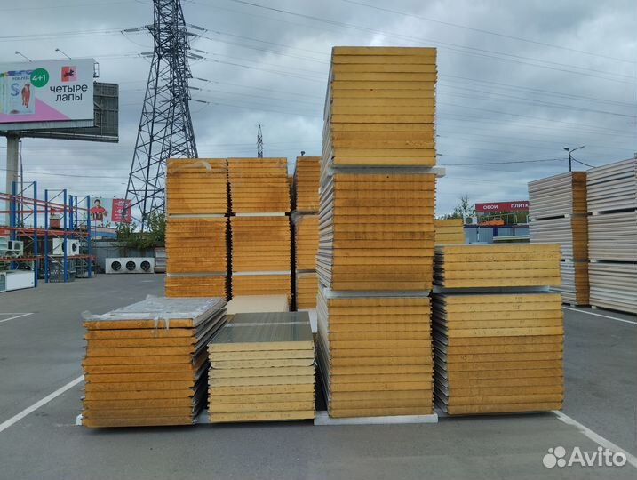 Сэндвич панели. Наполнение Пенополиизоцианурат пир