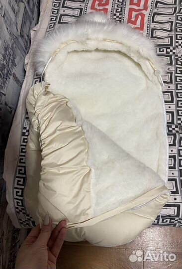 Детский конверт на выписку зимний