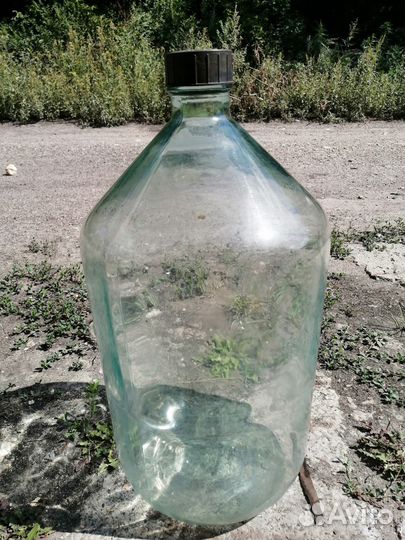 Бутылка стеклянная