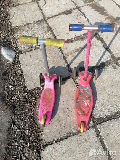 Самокат детский трехколесный бу