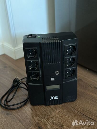 Ибп бесперебойник 3 Cott 650 ва/390 Вт