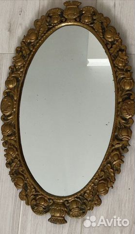 Зеркало настенное винтажное в бронзе СССР