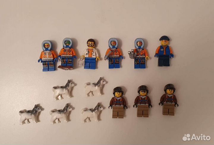 Оригинальное лего арктика (минифигурки)