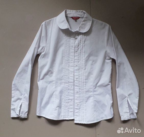 Блузка школьная белая, р. 146