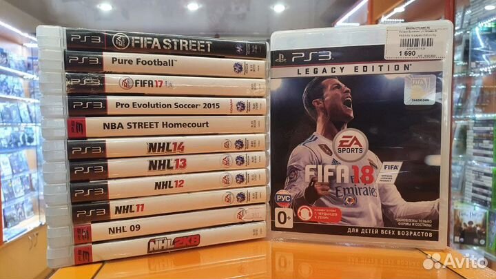 Спортивные Игровые диски на PS3