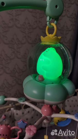 Мобиль музыкальный с ночником