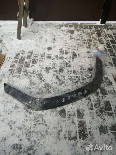 Дефлектор капота ssangyong actyon с 2013г