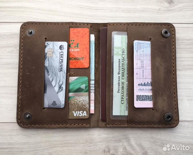 Кожаный докхолдер мужской.Ручная работа