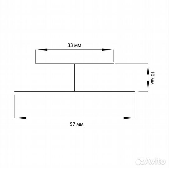 Профиль соединительный пвх VER 301 Белый 3000х10 м