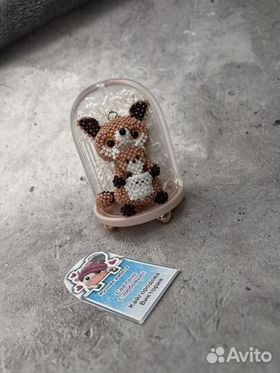 Брелок из бисера
